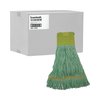 Boardwalk Medium Looped-End Wet Mop, Green, Cotton/Synthetic, PK12, BWK1200MCT BWK1200MCT